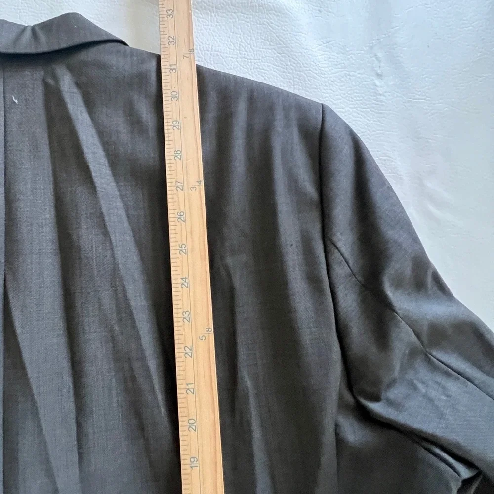 Lauren Ralph Lauren Blazer Mens 48R Gray Taupe Wool Sport Coat Business Jacket